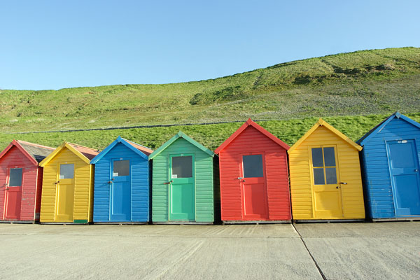 beach huts